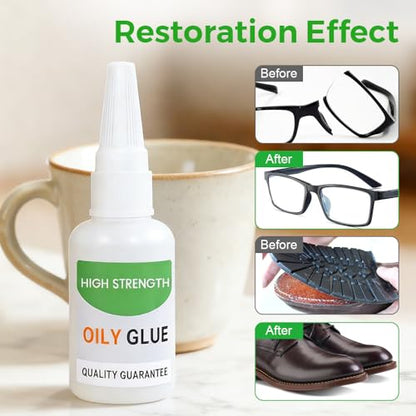 Welding High Strength Oily Glue, Multi Purpose Repair Adhesive for Metal Plastic Wood Ceramic Leather, Fast Bonding Precision Tip Super Glue for Household Fixes (1)