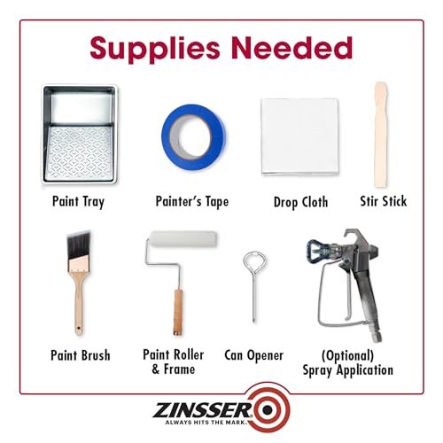 qt Zinsser 276087 White Zinsser, Mold Killing Primer Water-Based Mold Killing Primer - size: 32 Fl Oz (Pack of 1)
