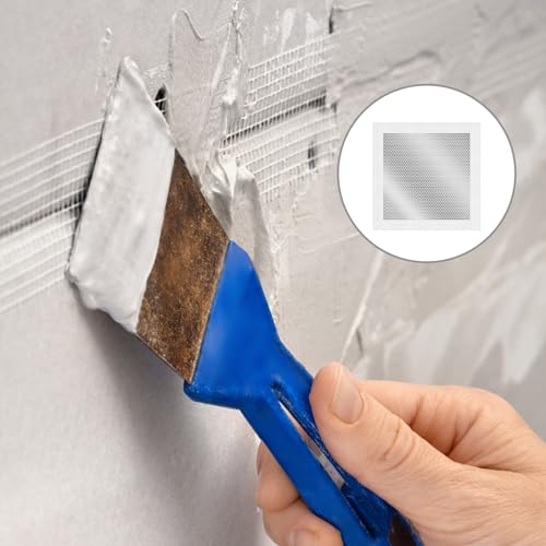 15 Pack Drywall Repair Kit, Aluminum Wall Repair Patch Kit 4/6/8 inch Drywall Hole Repairs Patch Plaster Sheetrock Repairs Patching Kits with Scraper and Sandpaper Dry Wall RepairTool