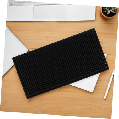 Housoutil Non-Slip Tool Bench Mat: Anti-Static Rubber Liner - Spill Pad for Workshop Tables Garage Workbenches & Craft Stations