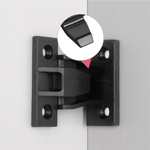 Keku AS-M Adjustable Push Fittings Panel Frame Components Connectors Bracket Partition Fastener Slide on Shelf Support Load Capability 20kg Plastic (20 Pairs) - size: ASM
