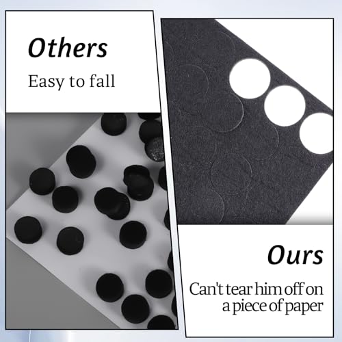 162Pcs Black Felt Pads for Chair Legs 1" Felt Furniture Pads 1 inch Non Slip Felts Pad Chair Feet Felts for Hardwood Floors Non Slip Self Adhesive Furniture Feet Table Leg Pad, Round