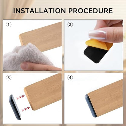 MY MIRONEY Rectangle Self-Stick Furniture Sliders 1.4" x 1" Furniture Glides Heavy Duty Adhesive Furniture Movers for Carpet Pack of 16 - style: 1.4" x 1"; Blue; 16PCS
