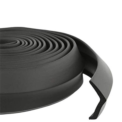 DURA-LIFT Garage Door Foam Bottom Weather Seal for 8' Wide Doors - size: 9-feet