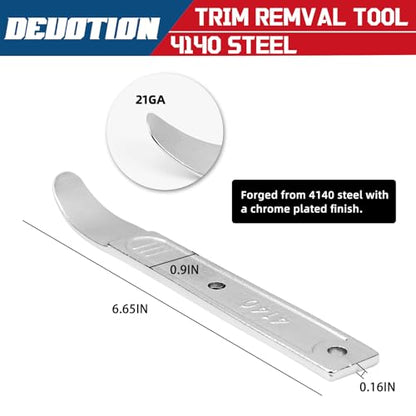 4140 Pry Tool, Pry Bar Trim Removal Tool, Pry Tool, Pocket Pry Bar, Car Trim Removal Tool Kit, Trim Removal Tool Kit, Panel Removal Tool Interior Trim Removal Kit For Planes, Automotive Tools - color: 1 Pc