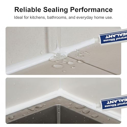 Waterproof Structural Adhesive Sealant - 9900 Super Bonding Glue, UV-Resistant Strong Sealing Compound for Roof, Bathroom, Tile, Multi-Surfaces (Clear)