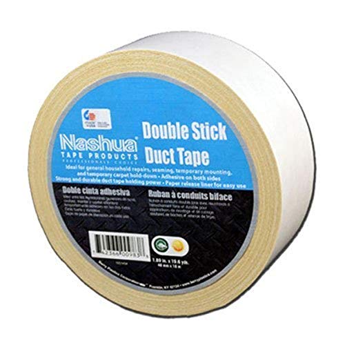 Nashua - 1087287 105C Multi-Purpose Double-Sided Cloth Duct Tape, 18m Length x 48mm Width, Natural