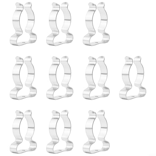 10 Pack Heavy Duty Manganese Steel Spring Terry Clips Wall Mount Tool Holders for Garage, Shed, and Workshop Organization, Fits 0.24 to 2 Inch Handles(28mm) - size: 28mm