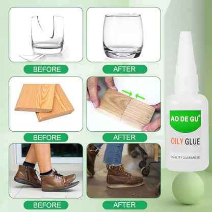 2Pack Welding High Strength Oily Glue, Multifunctional Fast Repair Instant Bonding Welding Glue,Oily Welding Super Glue,for Shoes, Metal, Plastic, Wood, Leather