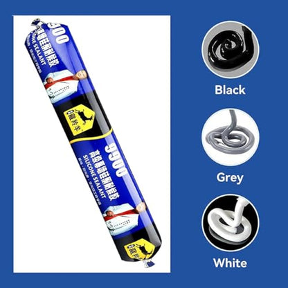 9900 Silicone Sealant, Neutral Cure Waterproof Adhesive for Kitchen, Bath, Window & Door, Weatherproof Exterior & Interior Caulk, 27 Ounce