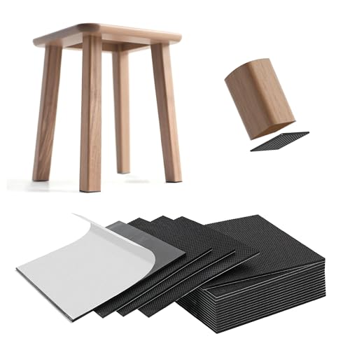 Furniture Pads for Hardwood Floors - 20 Pack Non Skid Furniture Grippers, 2" Square Silicone Anti Slip Pads with Grid Texture, Strong Self-Adhesive Floor Protectors for Sofa, Couch & Heavy Furniture