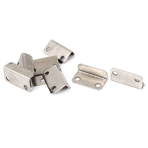 uxcell Cabinet Cupboard Drawer L Shaped Lock Strike Plate 29x16x10mm 8pcs