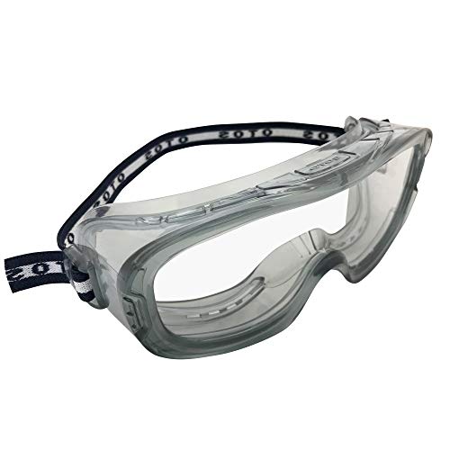 Safety Goggles with Clear Anti Fog, Scratch Resistant, Wrap-Around Lenses, Eyewear Protective Glasses for Labs, and Workplaces Safety