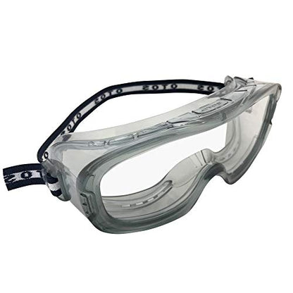 Safety Goggles with Clear Anti Fog, Scratch Resistant, Wrap-Around Lenses, Eyewear Protective Glasses for Labs, and Workplaces Safety