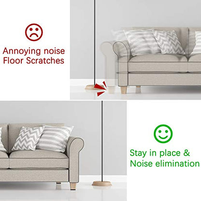Yelanon Non Slip Furniture Pads -12pcs 4" Furniture Grippers Hardwood Floors, Non Skid for Furniture Legs,Self Adhesive Rubber Feet, Anti Slide Furniture Floors Protectors for Keep Couch Stoppers - size: 12pcs 4" Square