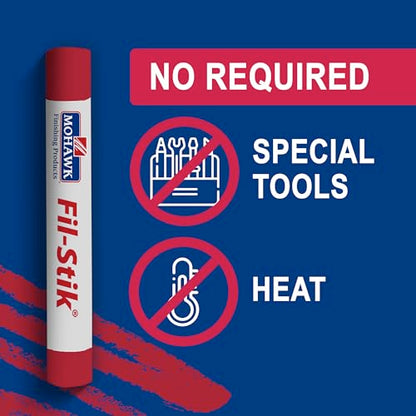 Mohawk Fil-Stik Wax Putty Stick, SYY Red M231-10104, 1 Count - color: SYY Red