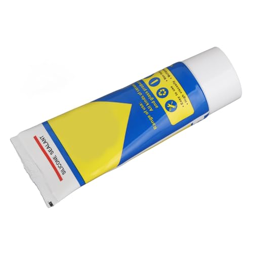 Sealant Water Caulk Adhesive for Bathroom Kitchen Basement Indoor Use with ABS Glass Ceramic Wood Aluminum Stainless Steel (Clear) - size: Clear