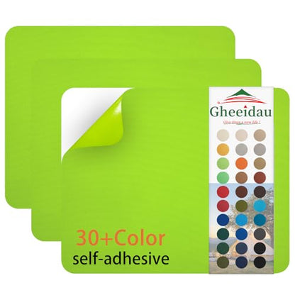 Gheeidau Canvas Repair Patch 9×11 Inch 3Pcs Waterproof Self-Adhesive Fabric Repair Patch for Tents,Boat Cover,Pop Up Canopy,Patio,Bags,Car Seats,Sofas,Furniture Cover(Apple Green) - color: Apple Green, size: 9"×11"×3PCS