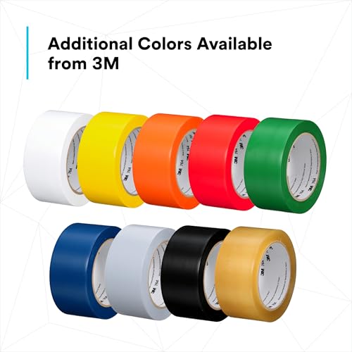 3M™ General Purpose Vinyl Tape 764, Blue, 1 in x 36 yd, 5 mil - color: Blue, size: 1 in X 36 Yd