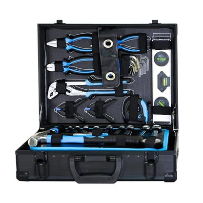 247-Piece Home Garage Tool Set with Sockets, Wrenches, Ratchets, Screwdrivers & Pliers, Portable Aluminum Case for Auto Maintenance, Home Repair & DIY - size: Artman Pro Home 247-Piece Kit