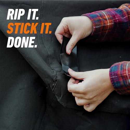 Gorilla All Weather Duct Tape, Black, 1.88" x 25 yd (Pack of 25) - UV and Temperature Resistant Waterproof Tape for Outdoor Repairs - size: 25 - Pack