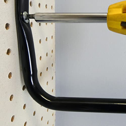 Shepherd Hardware 8090E Heavy Duty Steel Garage Storage/Large Utility Hooks, 4 Pack,Black - size: 7.5"