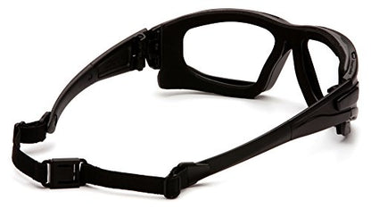 PYRAMEX I-Force Sporty Dual Pane Anti-Fog Goggle, Black Frame/Clear Anti-Fog Lens - color: Black Frame/Clear Anti-fog Lens