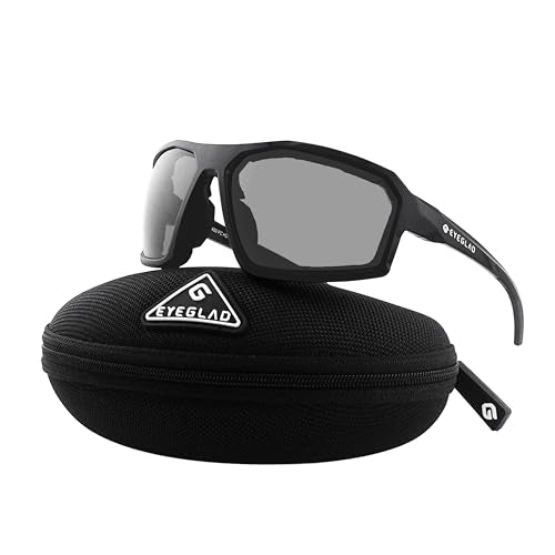REV Z87+ Powersports Motorcycle Riding Goggles HD High Contrast UV400 Sports Wrap Sunglasses Safety Glasses - color: Phantom Grey