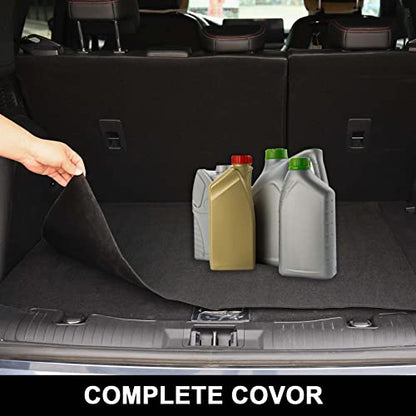 AiBOB Oil Spill Mat, 36 X 60 inches, Garage Floor Mat Under Car, Waterproof Backing Absorbent Pad Protects Floor, Durable, Reusable, Black - size: 36'' X 60''