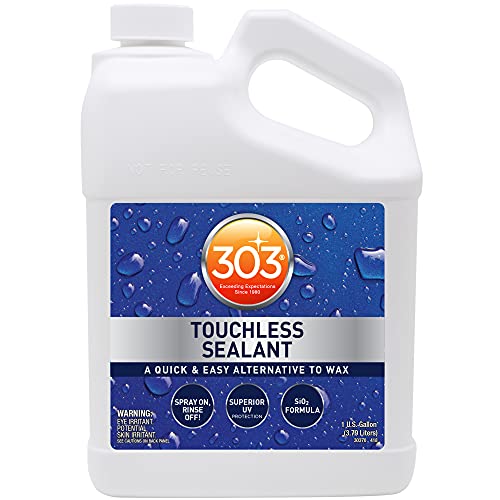 303 Products Touchless Sealant - SiO2 Technology - Water Activated Paint and Glass Protection - Spray On, Rinse Off, Refill for Trigger Spray Bottle,1 Gallon (30399) - size: 1 Gallon