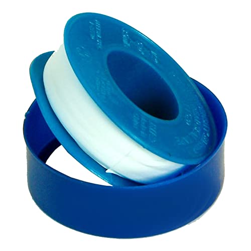 Aqua Select PTEE Teflon Tape | Designed for Leak Water, Plumbers, Plumbing, Air Head, Thread Pipe and Many More | White 1/2 Inch x 520 Inch | Single Roll