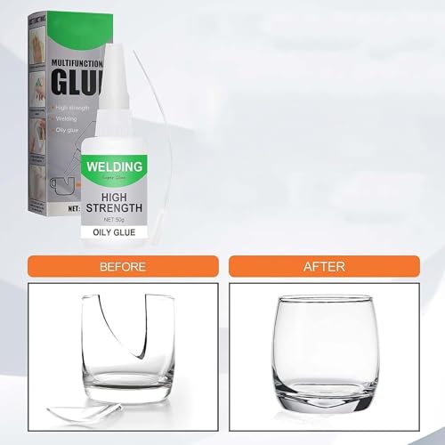 High Strength Welding Oily Glue, 2025 New Universal Glue Super Glue Fast Repair, Multifunctional Oily Welding Super Strong Bonding Magic Glǔe for Tile, Shoes, Glass, Ceramic, Plastic (2PCS) - color: 2PCS
