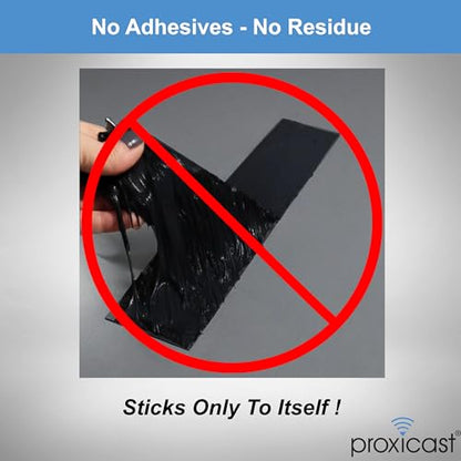 Proxicast Pro-Grade Extra Strong 30mil Weatherproof Self-Fusing Silicone Rubber Sealing Tape For Outdoor Antenna Coax & Electrical Cables, Hose/Pipe Leaks & Emergency Repairs (1.5" x 15' roll) - Clear - color: Clear