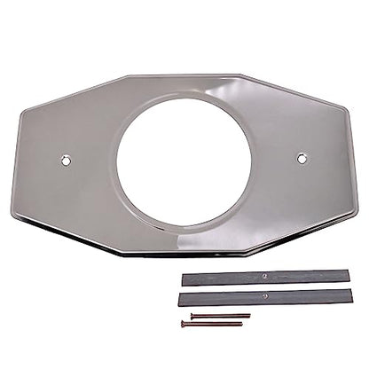 Westbrass A502-26 One-Hole Remodel Cover Plate for Moen and Delta Bathtub and Shower Valves, Polished Chrome - color: Polished Chrome