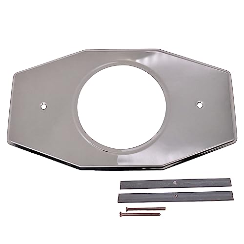 Westbrass A502-26 One-Hole Remodel Cover Plate for Moen and Delta Bathtub and Shower Valves, Polished Chrome - color: Polished Chrome