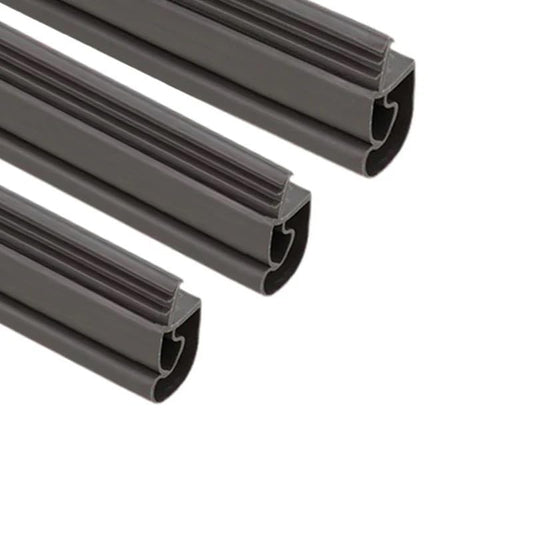 81" High Reach Compression Weatherstrip Set (3-Piece Kit) - Thermoplastic Rubber (TPE), Weather Stripping for Wood or Fiberglass Doors. Fits Door jambs with Standard 1/8" kerf or Slot (Bronze) - color: Bronze