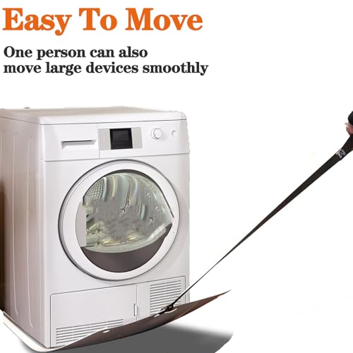 Appliance Slider with Pull Strap,Heavy Duty Moving Mat Furniture Sliders for Ultimate Floor Protection Appliance Moving Mat Glides Easily 49" X 30" - size: 49" X 30"