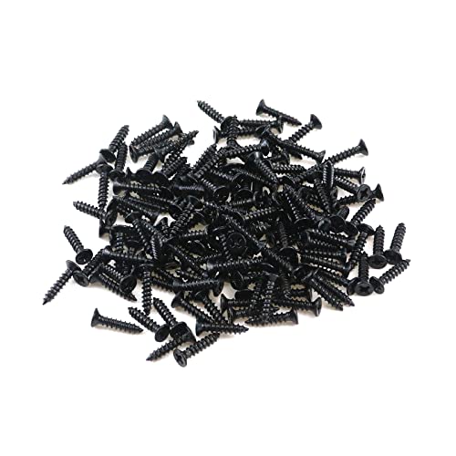 Antrader Flat Black Asymmetric Door Hinge Cabinet Gate Closet Hinge 1-1/2'' Long Home Furniture Hardware 24-Pack - color: Black, size: 1.5" X 1.3", 24pcs