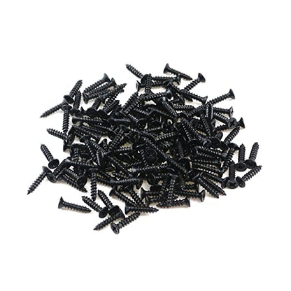 Antrader Flat Black Asymmetric Door Hinge Cabinet Gate Closet Hinge 1-1/2'' Long Home Furniture Hardware 24-Pack - color: Black, size: 1.5" X 1.3", 24pcs