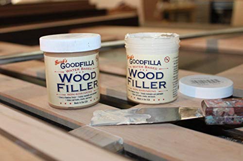 Goodfilla Ash, 8 oz, Wood and Grain Filler, Stainable, Tintable, Sandable, Zero Waste, Non-Toxic, USA Made - color: Ash, size: 8 oz