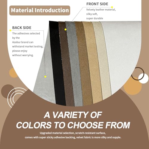 Azobur Sofa Fabric Repair Patch, Oversized Microfiber Patch，Self Adhesive Fabric Sofa Patch Repair Fabric,Super Cost-Effective Combination (Gray) - color: Gray, size: 9.5" x 40"-1 PCS
