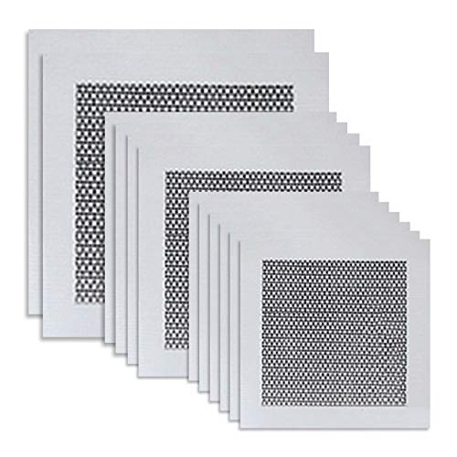 12 Pack 4/6/8 Inch Drywall Repair Patch, Aluminum Wall Repair Patch Self Adhesive Fiber Mesh Over Galvanized Plate,Screen Patch Repair for Drywall Plasterboard (4/6/8 Inch) - color: 4+6+8inch