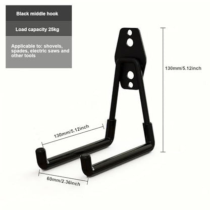 Garage Hook Tool Ladder and Bicycle Wall Mount Storage Rack Heavy Duty Hook Medium BLC390-02 - size: Large(5.12*2.36*5.12 inch)