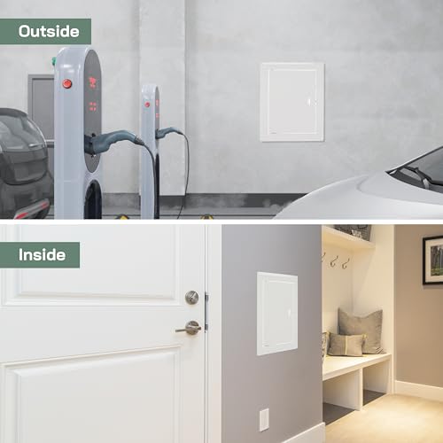 Vent Systems Access Panel for Drywall 6 x 8 Inch - Wall Hole Cover Plate - Metal Access Door with Handle - Plumbing Access Panel for Drywall - Service Shaft Crawl Space Door - Wall Access Panel - size: 6'' x 8''