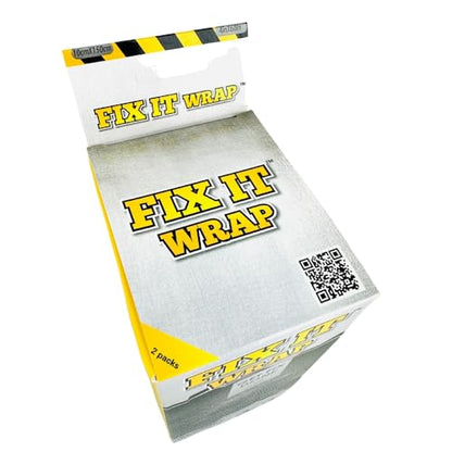 Fix It Wrap Repair Wrap | Strong Fiber Weld Fix | Fiberglass Repair Tape -2 Pack (4 INCH) - size: 2 inches x 50 inches and 4 inches x 50 inches
