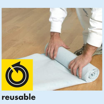 Albert Floorotex Blue All Purpose Temporary Floor Protection - 280 sqft (40" x 84') Roll - size: 280sq/Ft