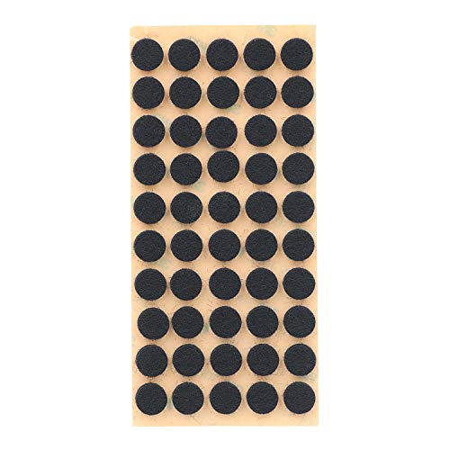 Furniture Felt Pads 3/8" (10mm) Diameter Round 3M Self Adhesive Protects Kitchen Cabinets, Drawers, Desks and Furniture Against Bumps and Scratches 200 Pack - Black - color: Black Felt 200 Pack