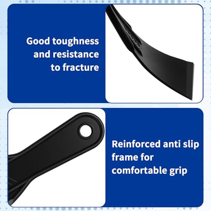 5-Pack Putty Knife - 2 Inch Black Plastic Putty Knife - Flexible Plastic Paint Scraper Tool for Repairing Walls, Spackling, Scraping, Plaster, Spackle, Spreader - Tamale Spackle Tools