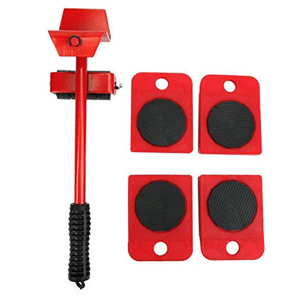 Fafeicy Heavy Duty Furniture Moving Tool, Furniture Slides Kit with Thicken Rolling Wheels Heavy Objects