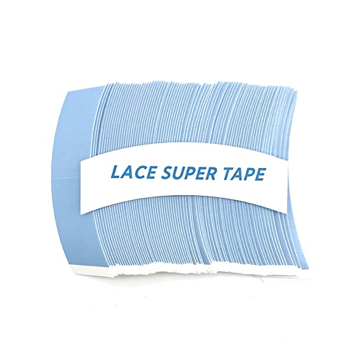 Eumos 80pcs Wig Tape - Double Sided Waterproof Adhesive Tape for Lace Wig Toupee (Blue) - color: Blue80 piece